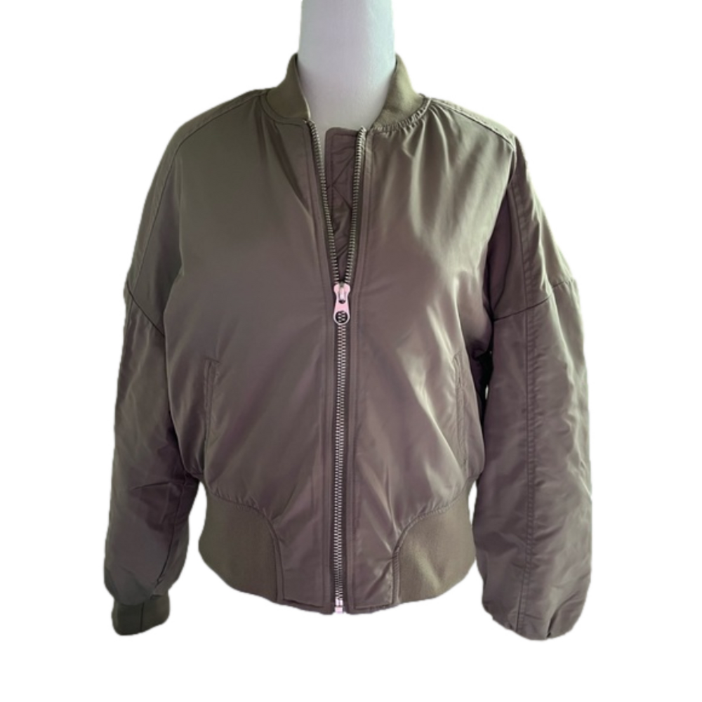Happily Grey Bomber Jacket- New